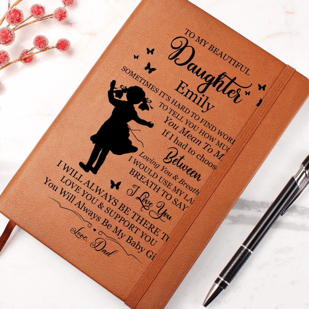 Personalized Daughter Journal From Dad