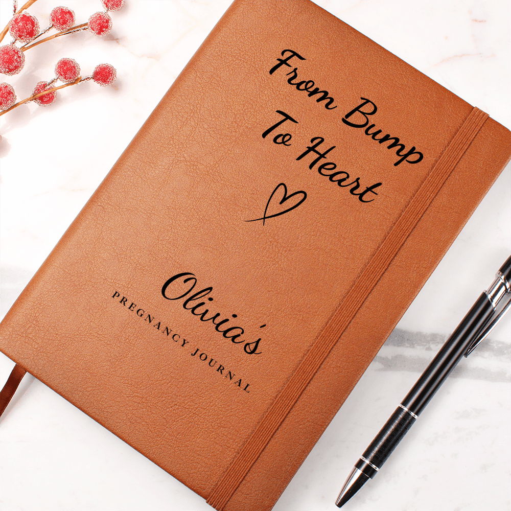 Personalized Pregnancy Journal Gift