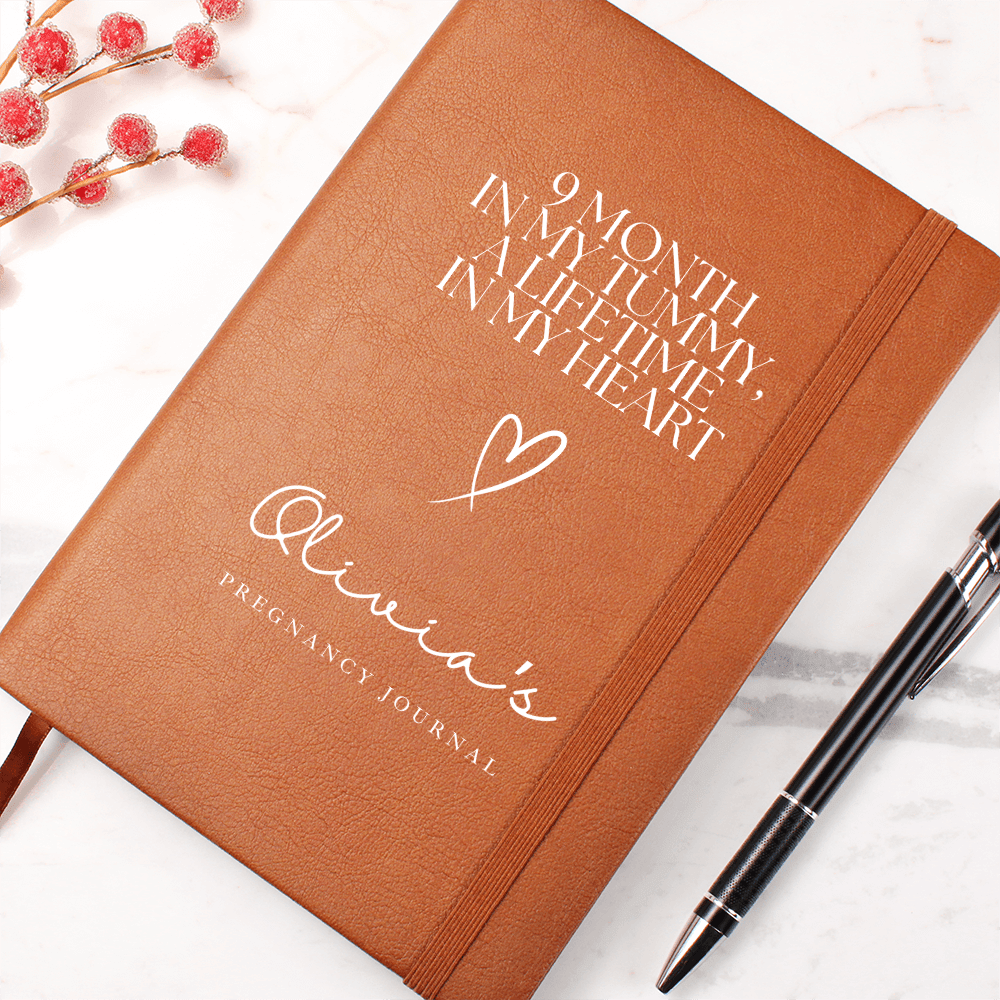 Custom Pregnancy Journal Gift