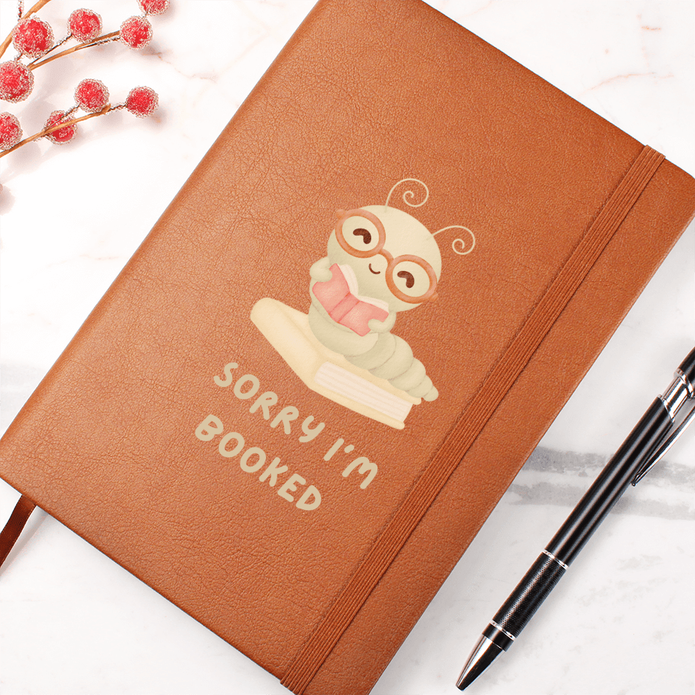 Custom Bookworm Funny Journal, Sorry I'm Booked Journal