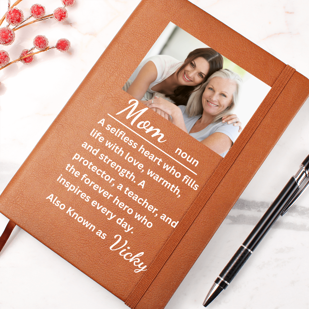 Custom Photo Journal For Mom From Daughter