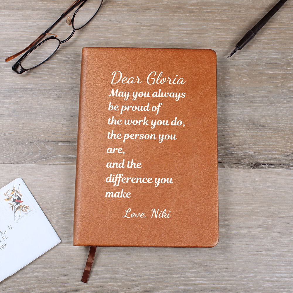 Custom Thank You Gift, Journal Gift, Gift for Collogue
