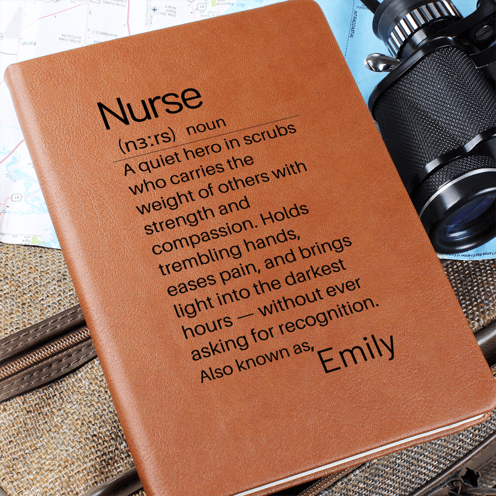 Nurse Custom Journal Gift, Nurse Definition Journal,
