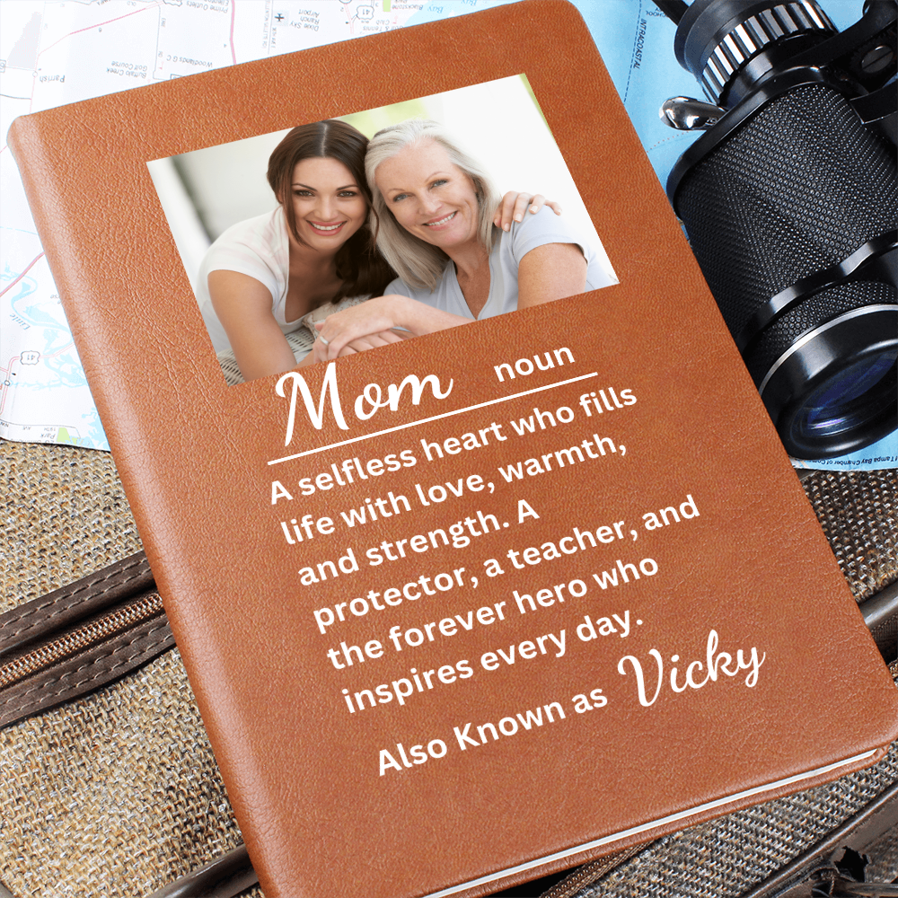 Custom Photo Journal For Mom From Daughter