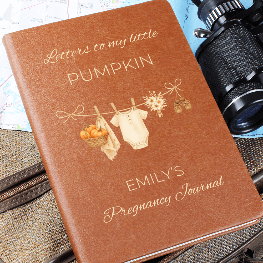 Custom Pregnancy Journal-Little Pumpkin