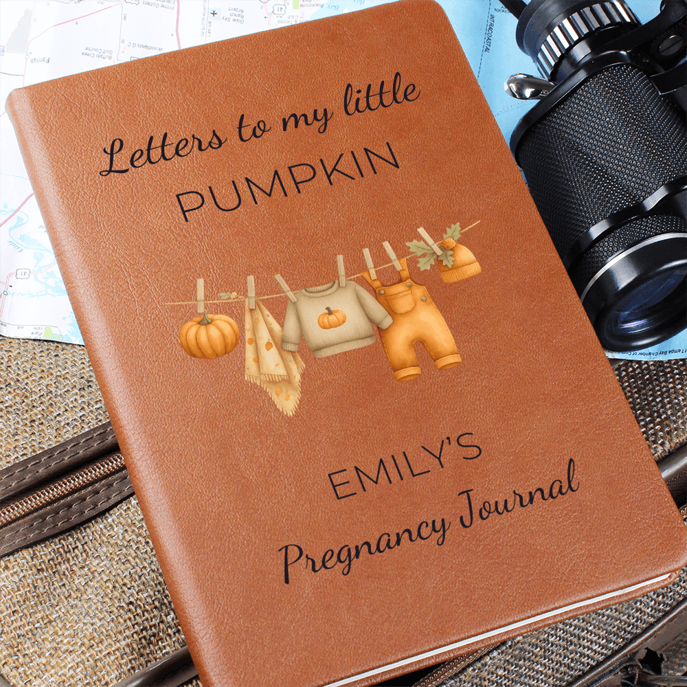 Custom Pregnancy Journal, Letters To My Little Pumpkin