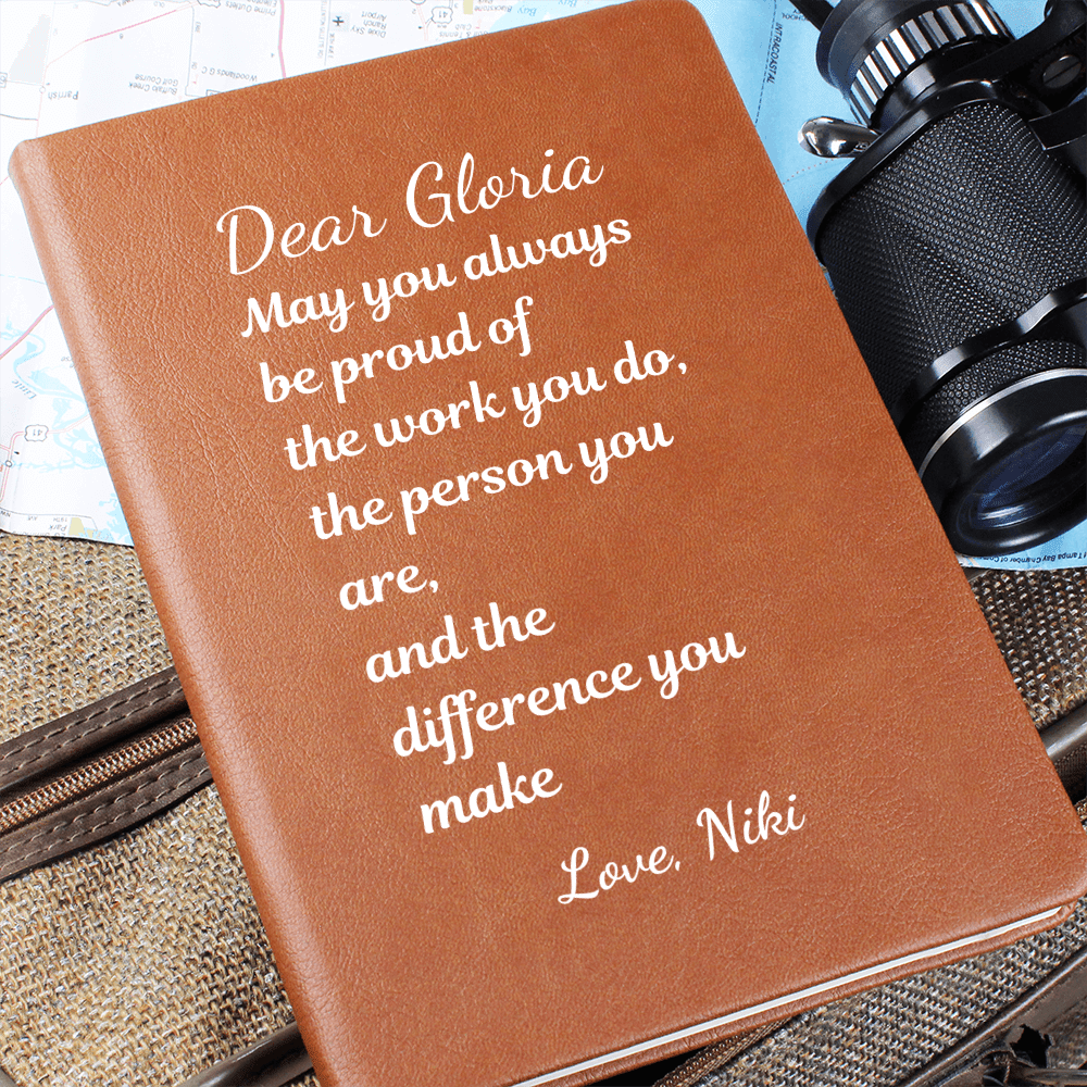 Custom Thank You Gift, Journal Gift, Gift for Collogue