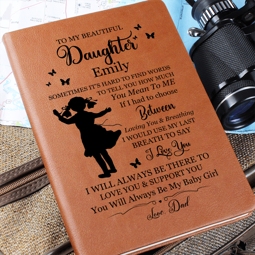 Personalized Daughter Journal From Dad