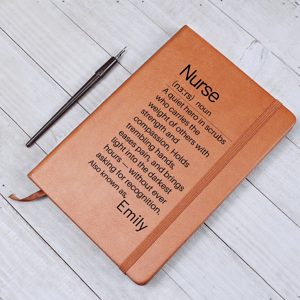 Nurse Custom Journal Gift, Nurse Definition Journal,