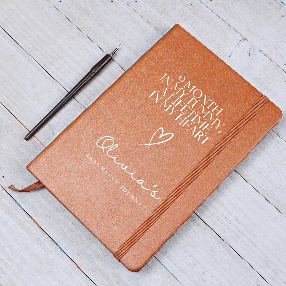 Custom Pregnancy Journal Gift