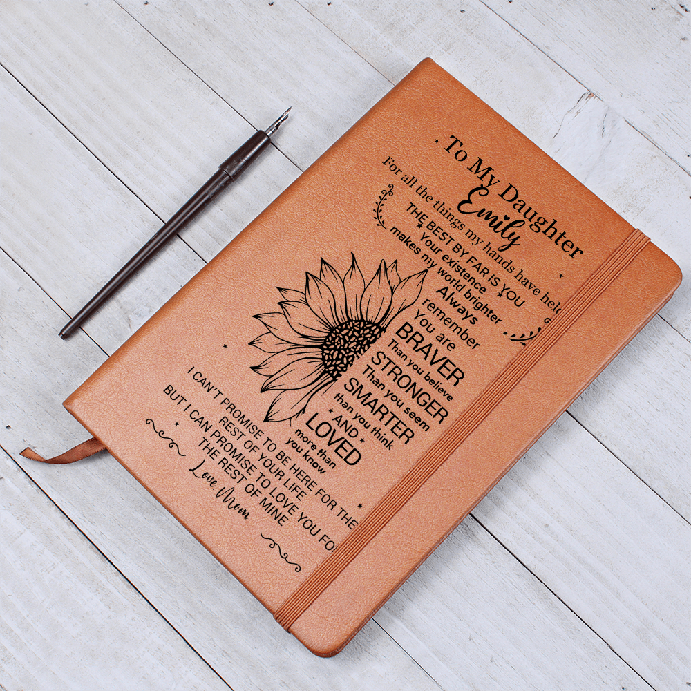 Daughter Journal Gift, Personalized Notebook For Daughter