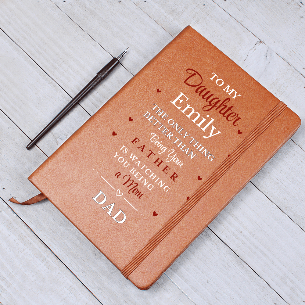 Custom Journal For Daughter, Journal Gift From Dad To Daughter