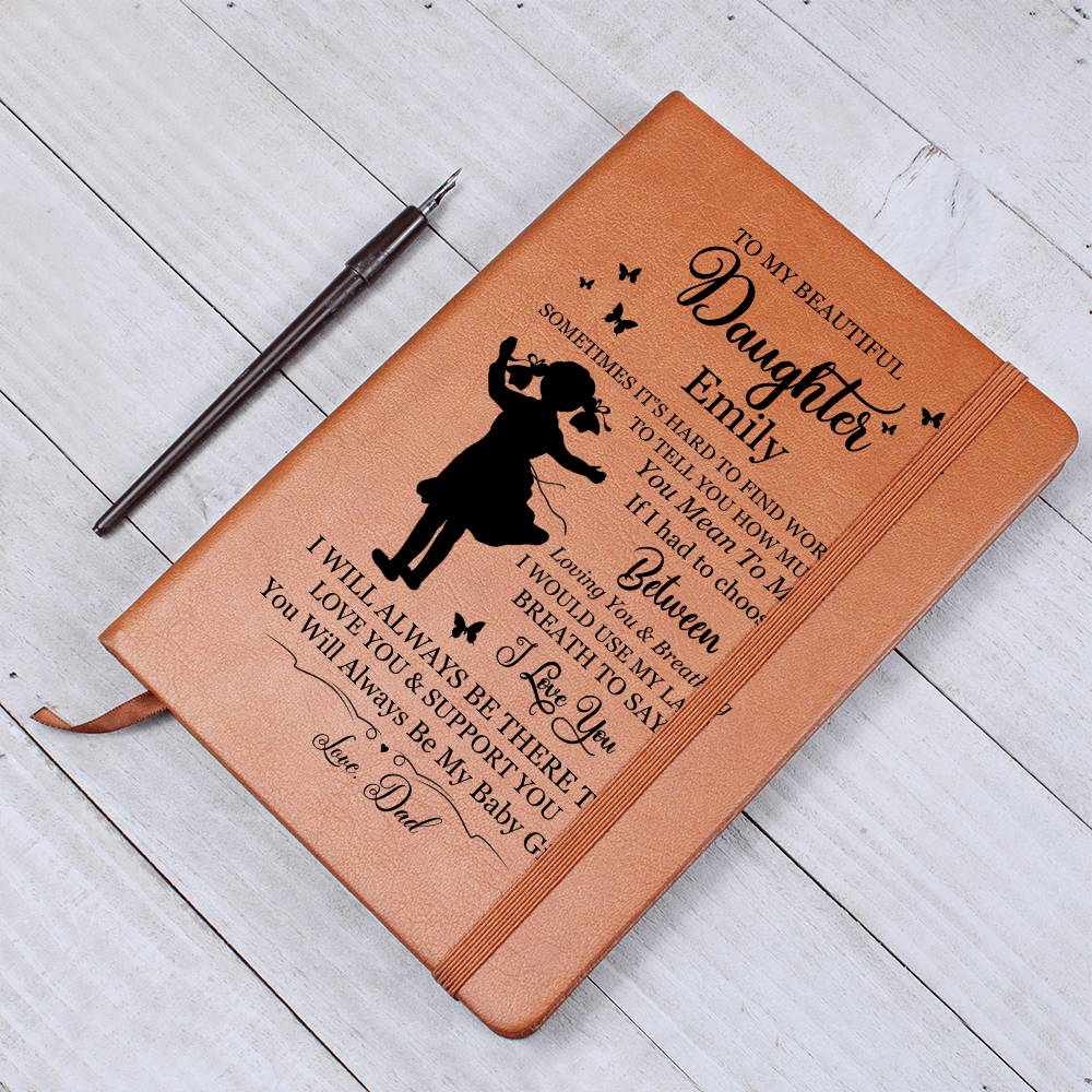 Personalized Daughter Journal From Dad