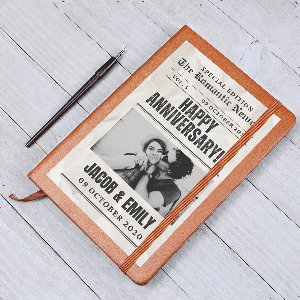 Personalized Anniversary Journal