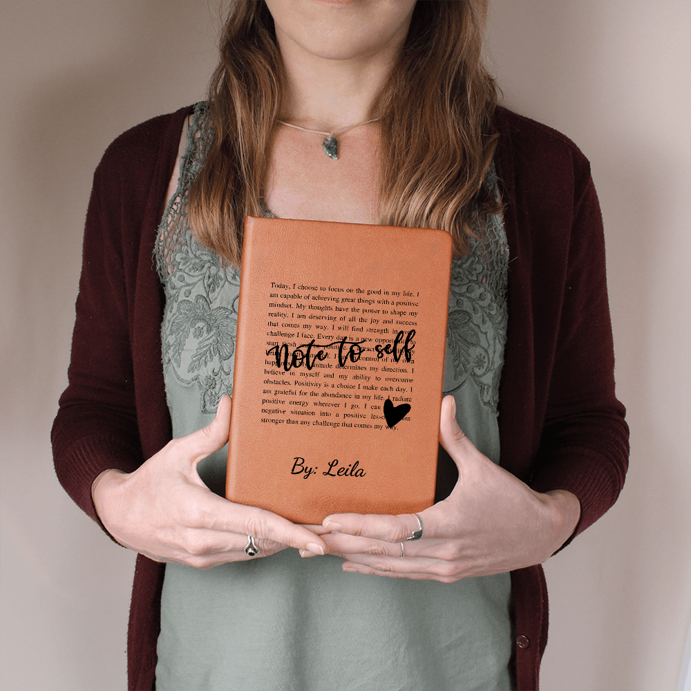 Note To Self Journal, Custom Journal