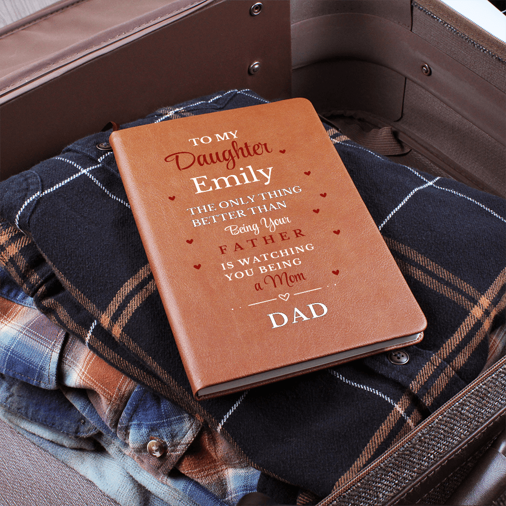 Custom Journal For Daughter, Journal Gift From Dad To Daughter