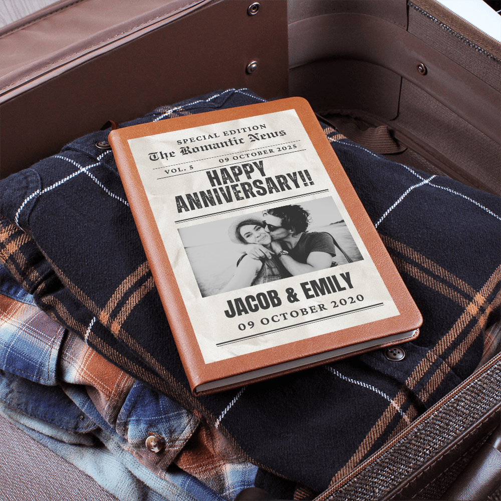 Personalized Anniversary Journal