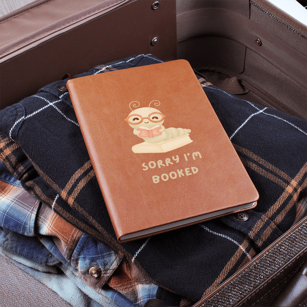 Custom Bookworm Funny Journal, Sorry I'm Booked Journal