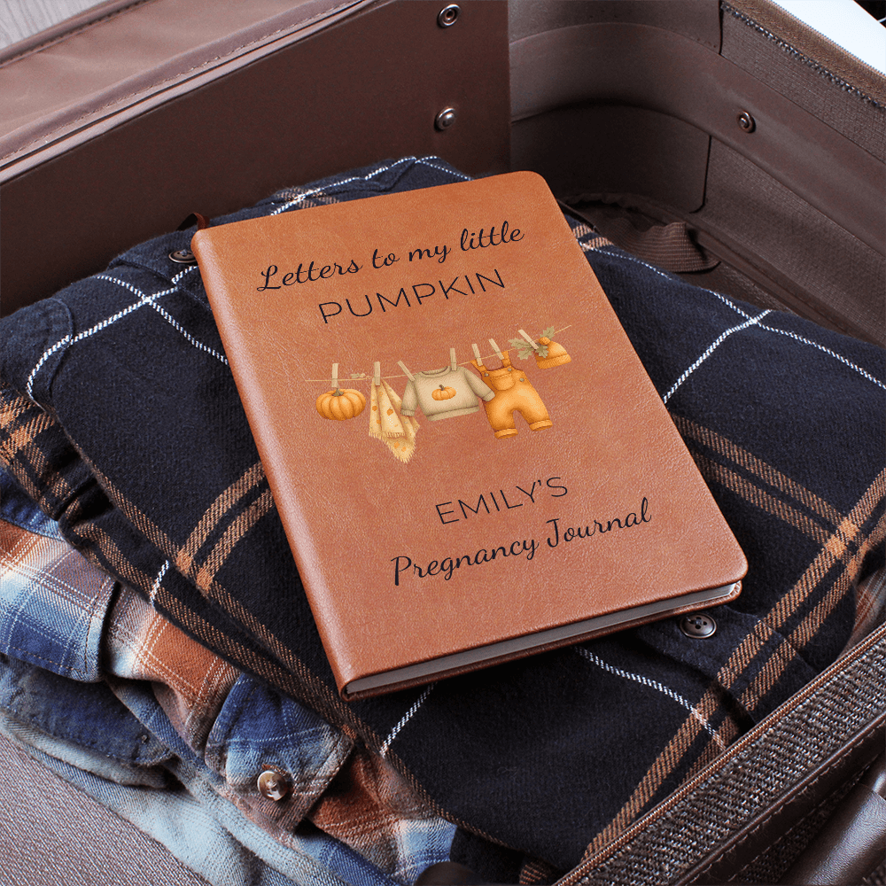 Custom Pregnancy Journal, Letters To My Little Pumpkin