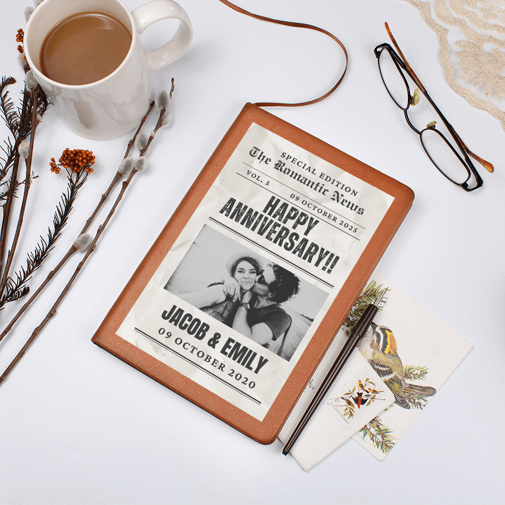 Personalized Anniversary Journal