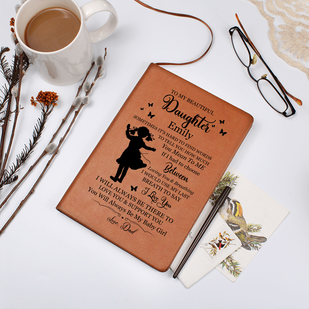 Personalized Daughter Journal From Dad