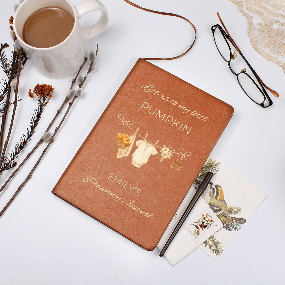 Custom Pregnancy Journal-Little Pumpkin