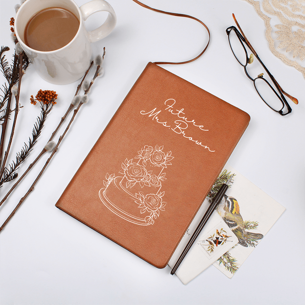 Custom Wedding Planner Journal, Engagement Gift