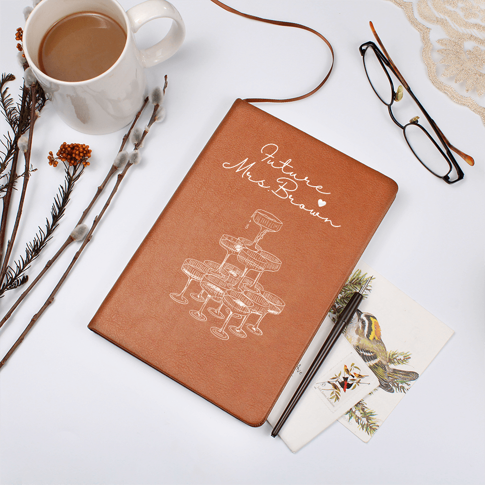 Custom Journal Engagement Gift