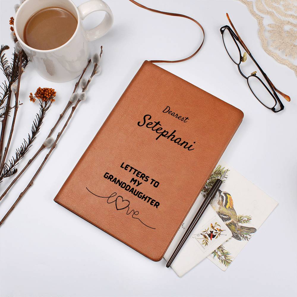 Personalized Journal Letters to My Granddaughter, Customizable Gift Journal for Granddaughter