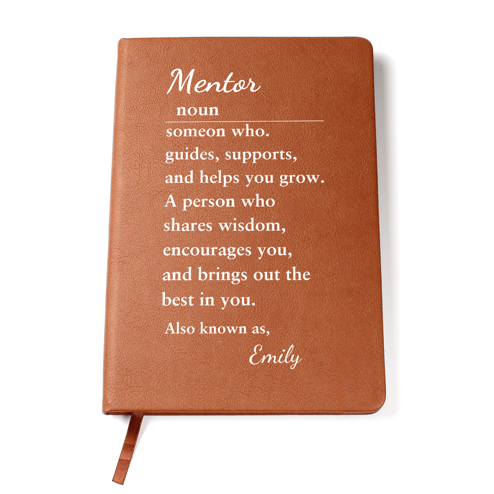 Custom Journal For Mentor