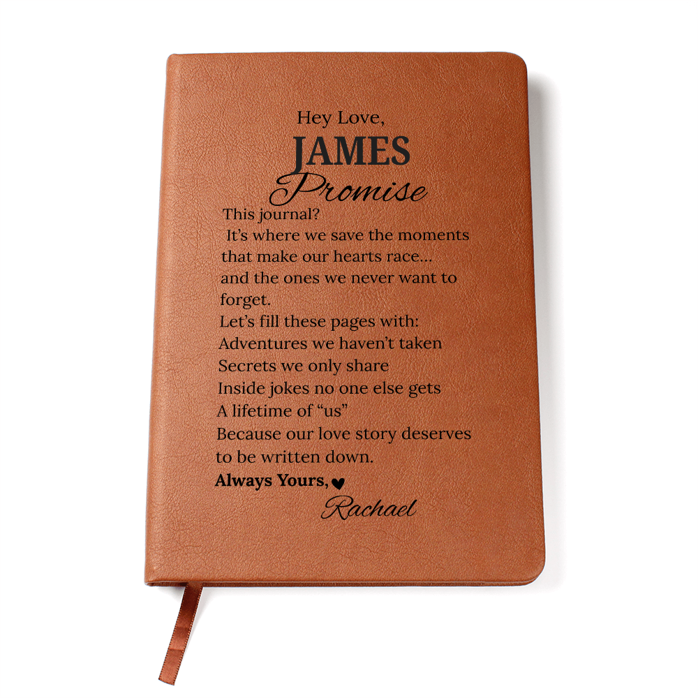 Promise Journal For Husband Boyfriend