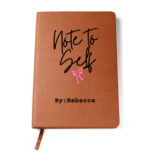 Note To Self Bow Journal