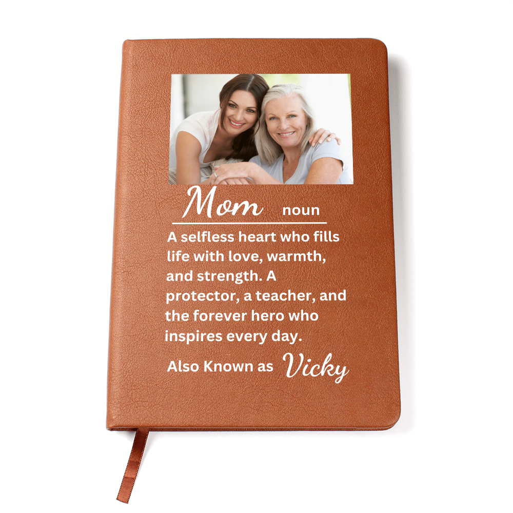 Custom Photo Journal For Mom From Daughter