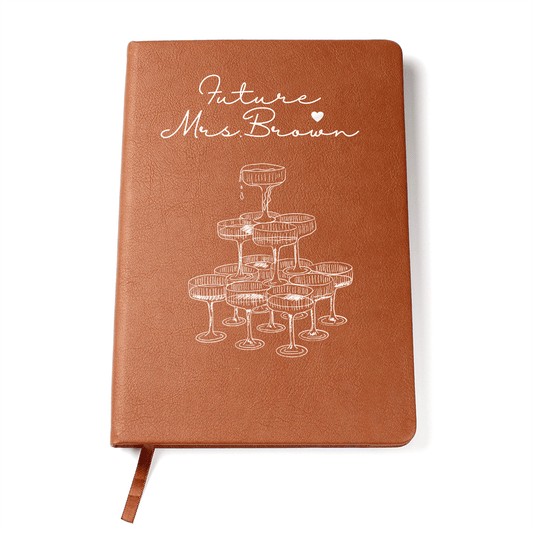 Custom Journal Engagement Gift