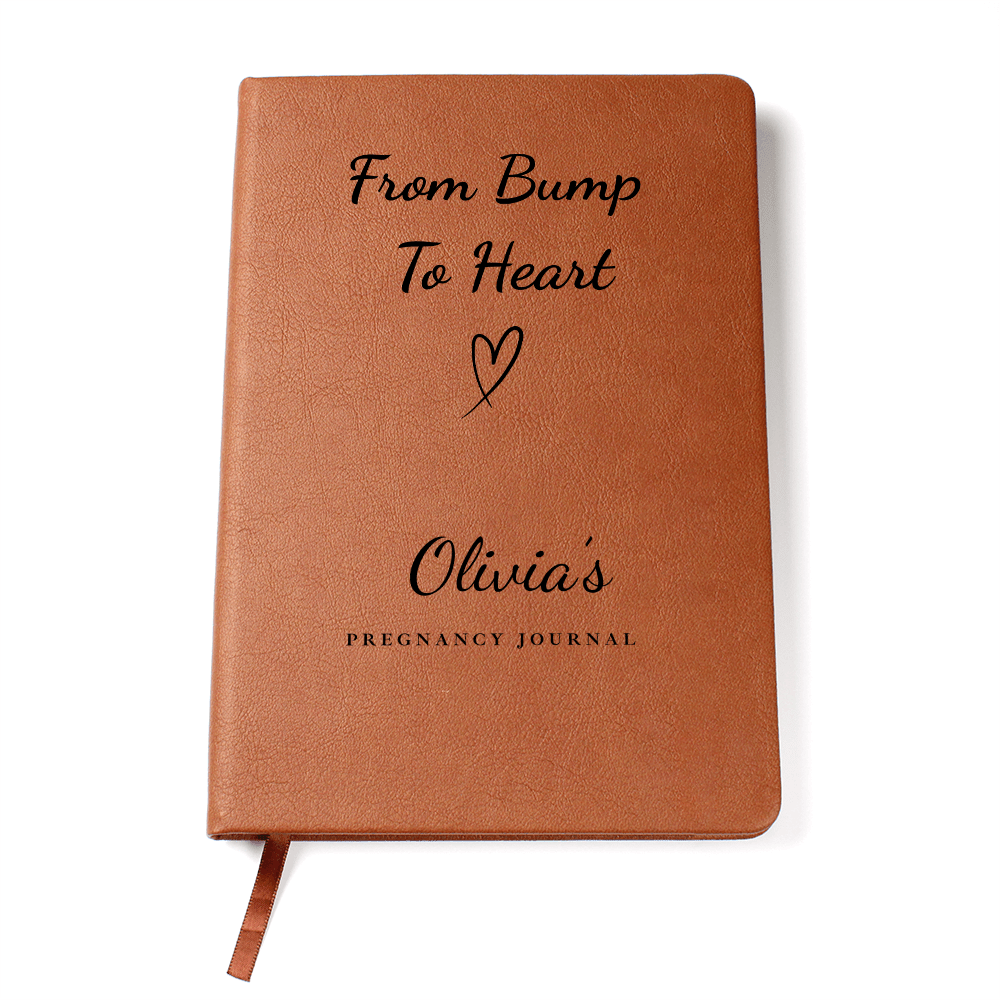 Personalized Pregnancy Journal Gift