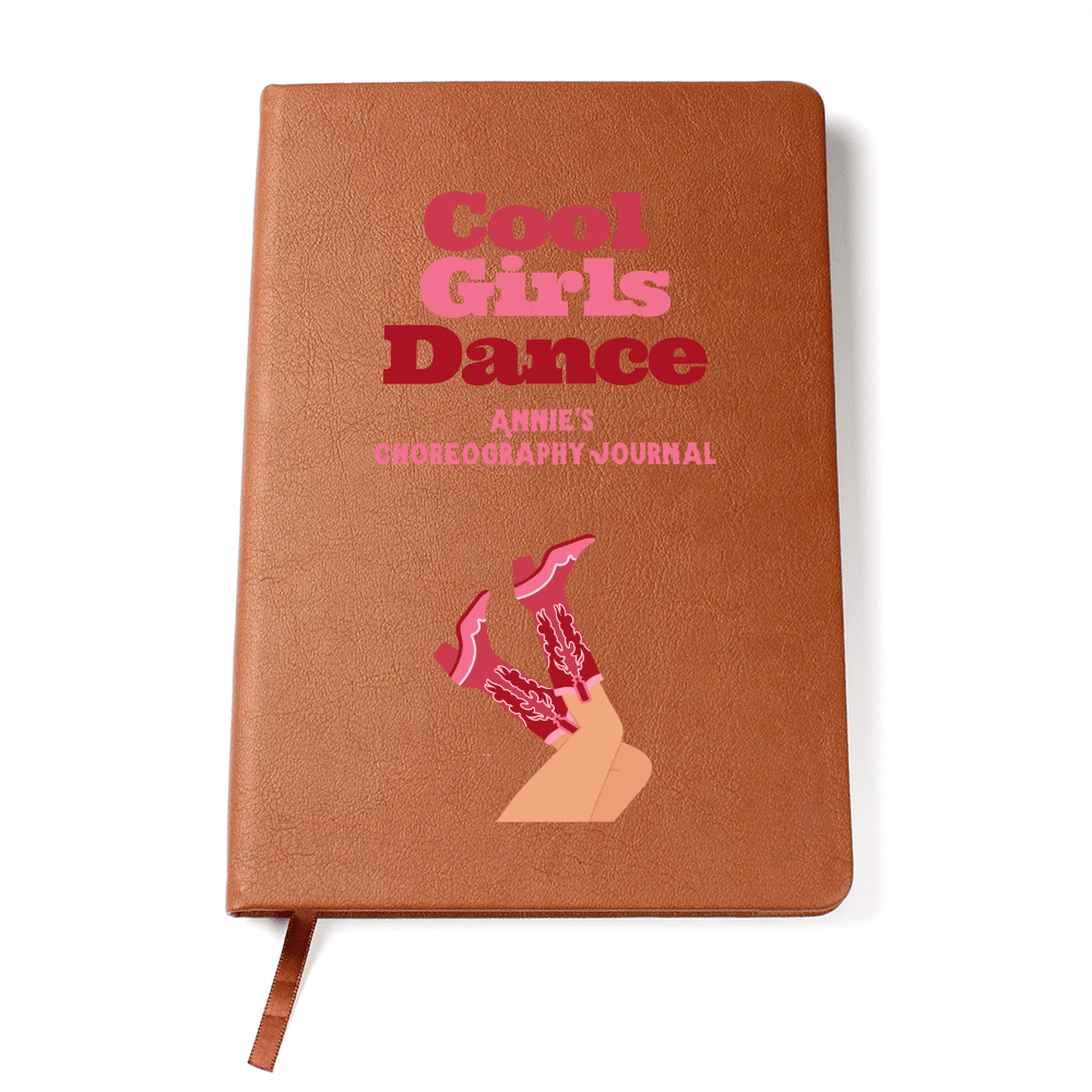 Personalized Choreography Journal, Cool Girls Dance Journal