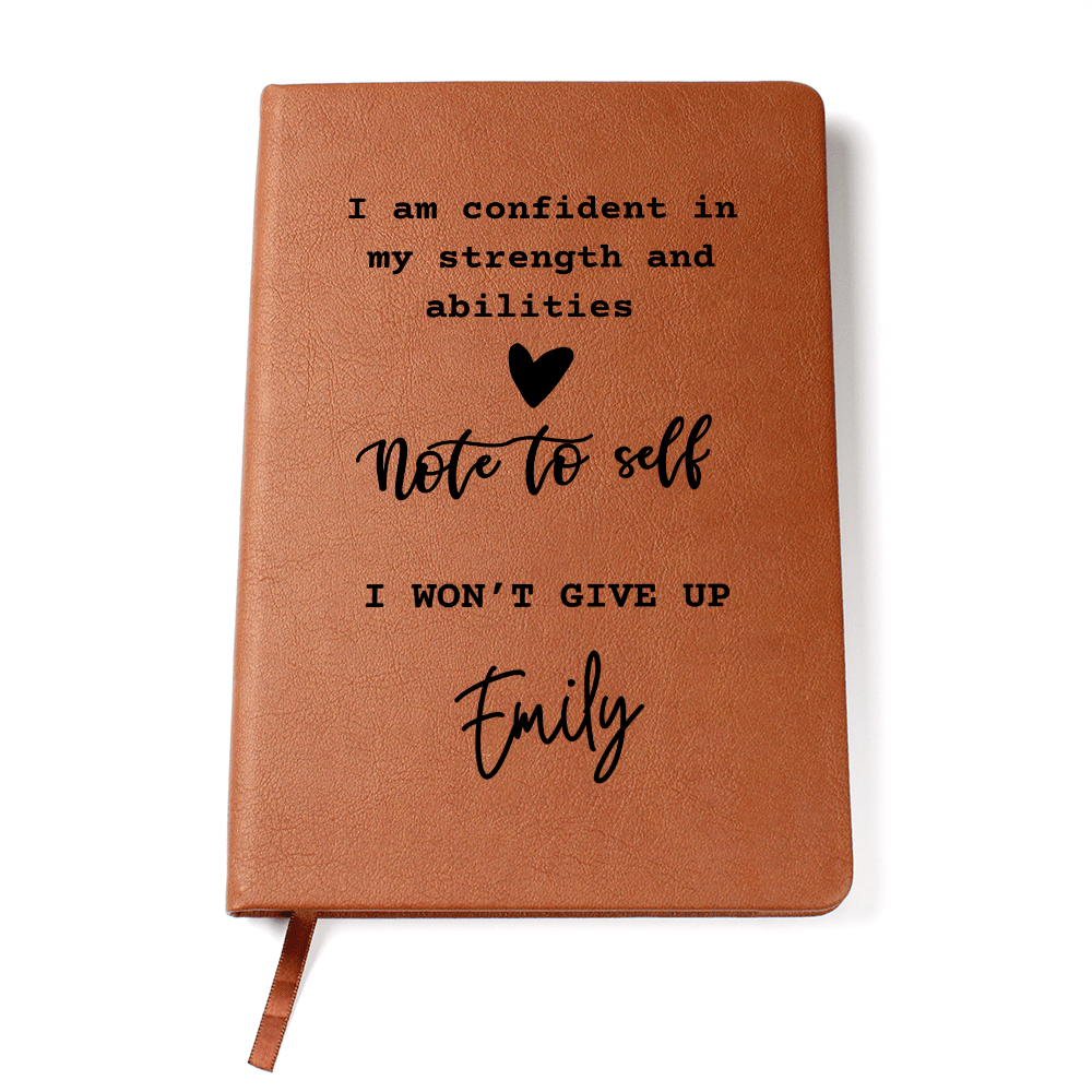 Confidence Journal, Custom Journal