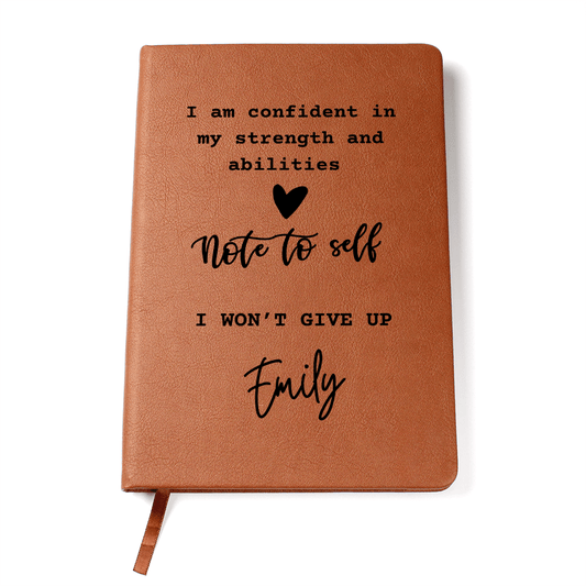 Confidence Journal, Custom Journal