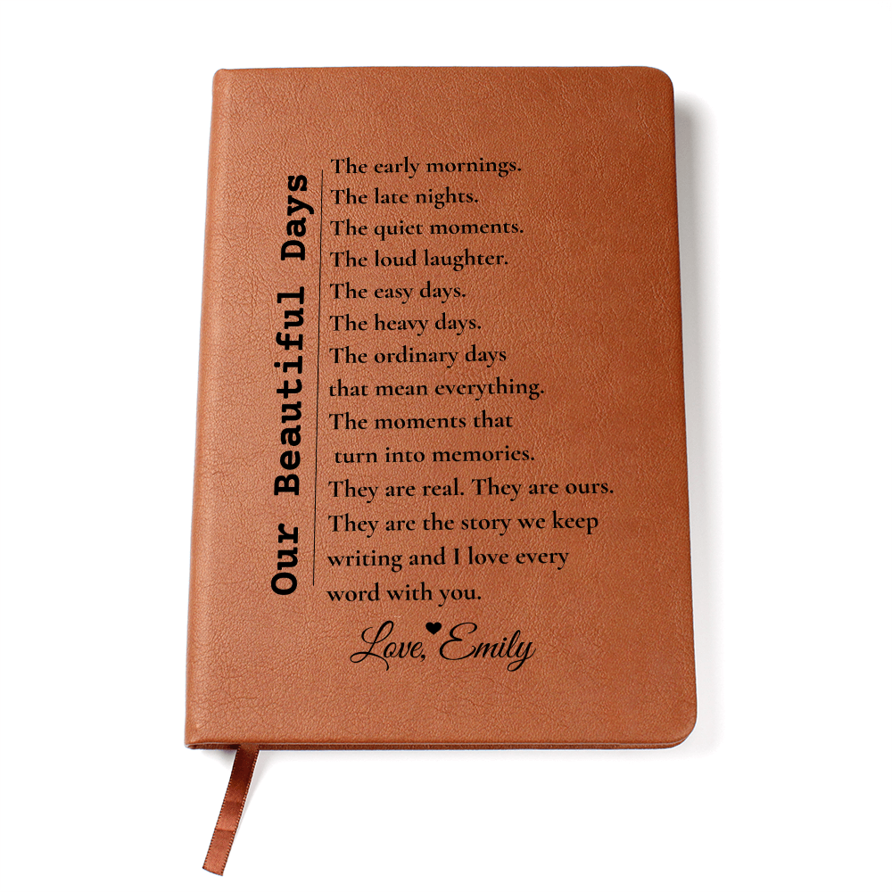 Our Beautiful Days Couples Journal