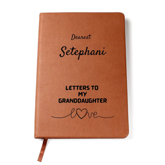 Personalized Journal Letters to My Granddaughter, Customizable Gift Journal for Granddaughter