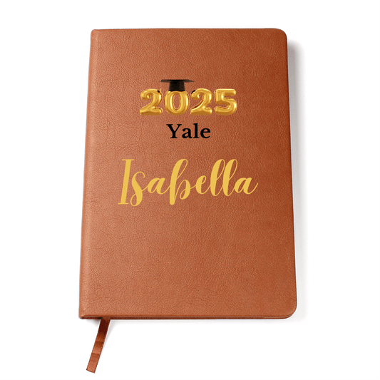 Custom Graduation Journal, Custom Graduate Gift, 2025 Graduation Journal