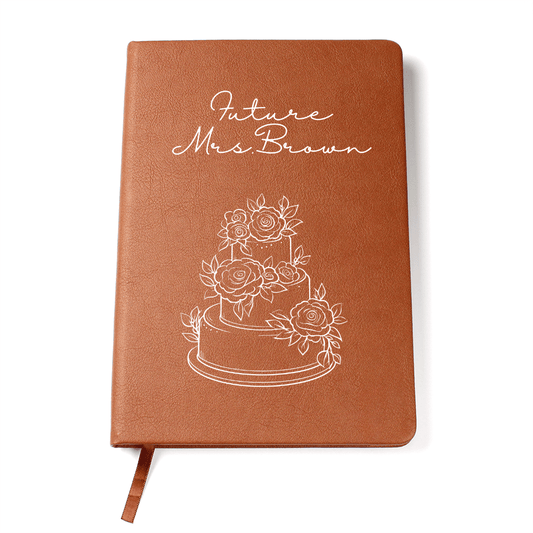 Custom Wedding Planner Journal, Engagement Gift