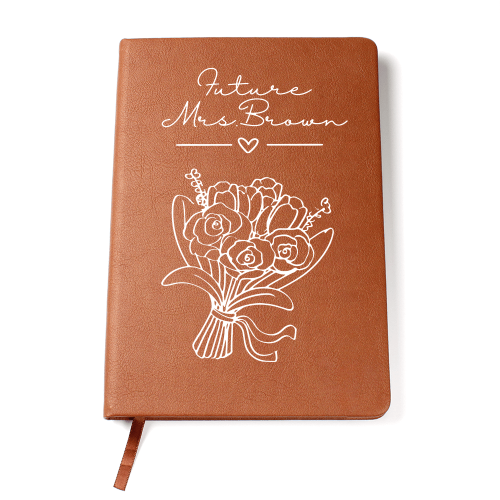 Custom Wedding Planning Journal, Custom Future Bride Journal