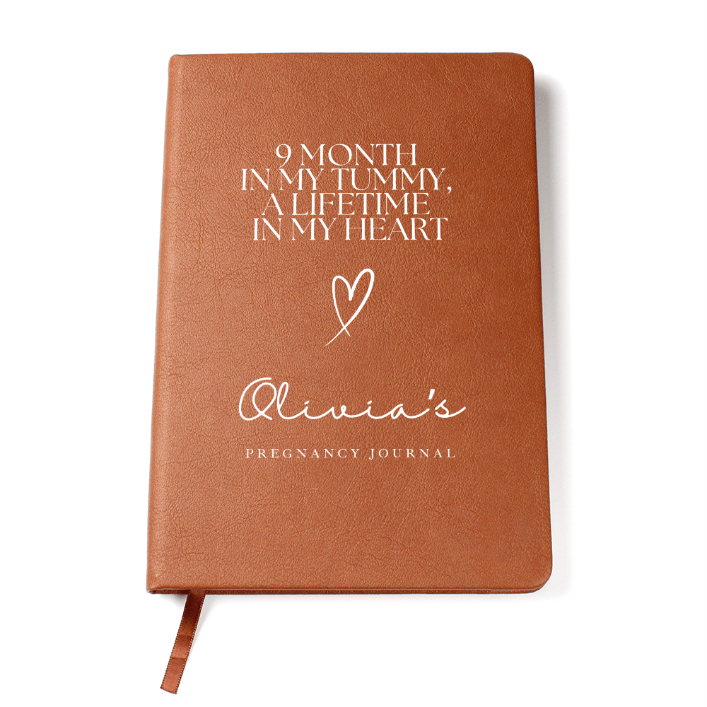 Custom Pregnancy Journal Gift