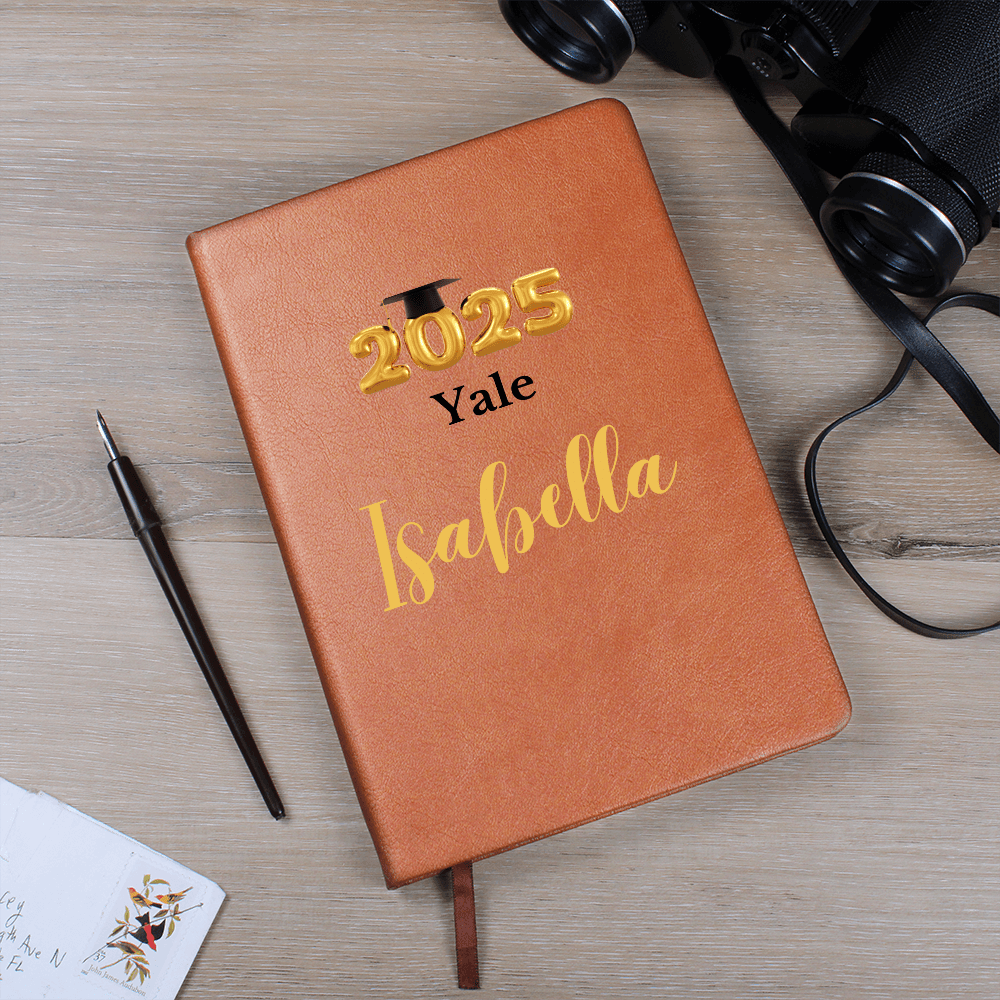 Custom Graduation Journal, Custom Graduate Gift, 2025 Graduation Journal