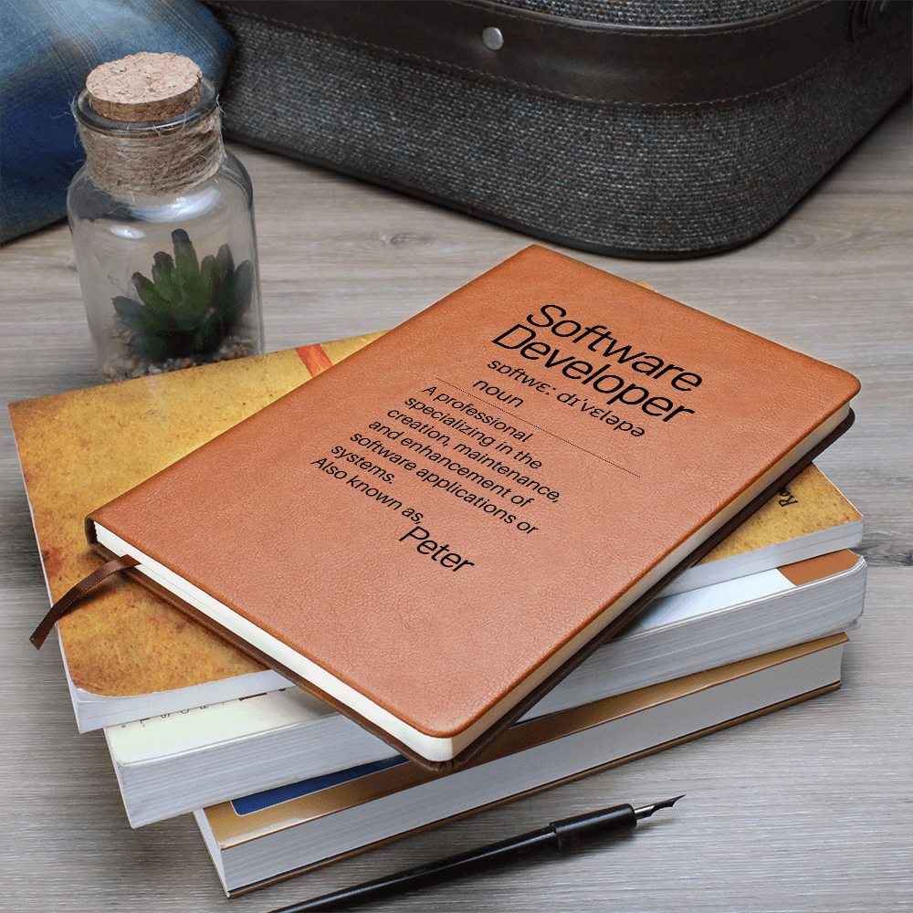 Software Developer Gift, Custom Journal For Friend