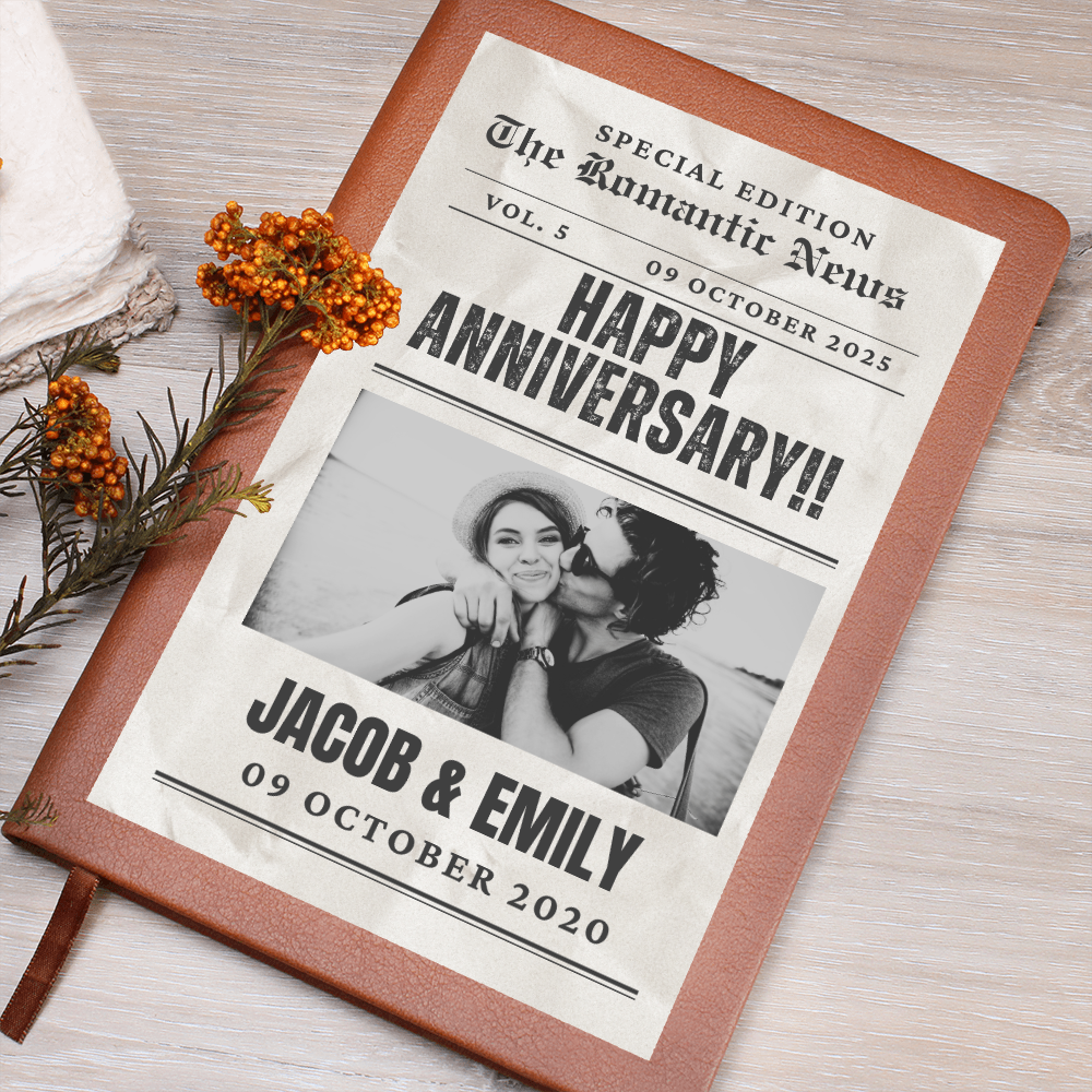 Personalized Anniversary Journal