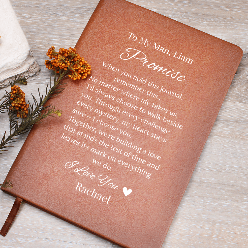 Custom Journal For Boyfriend Husband