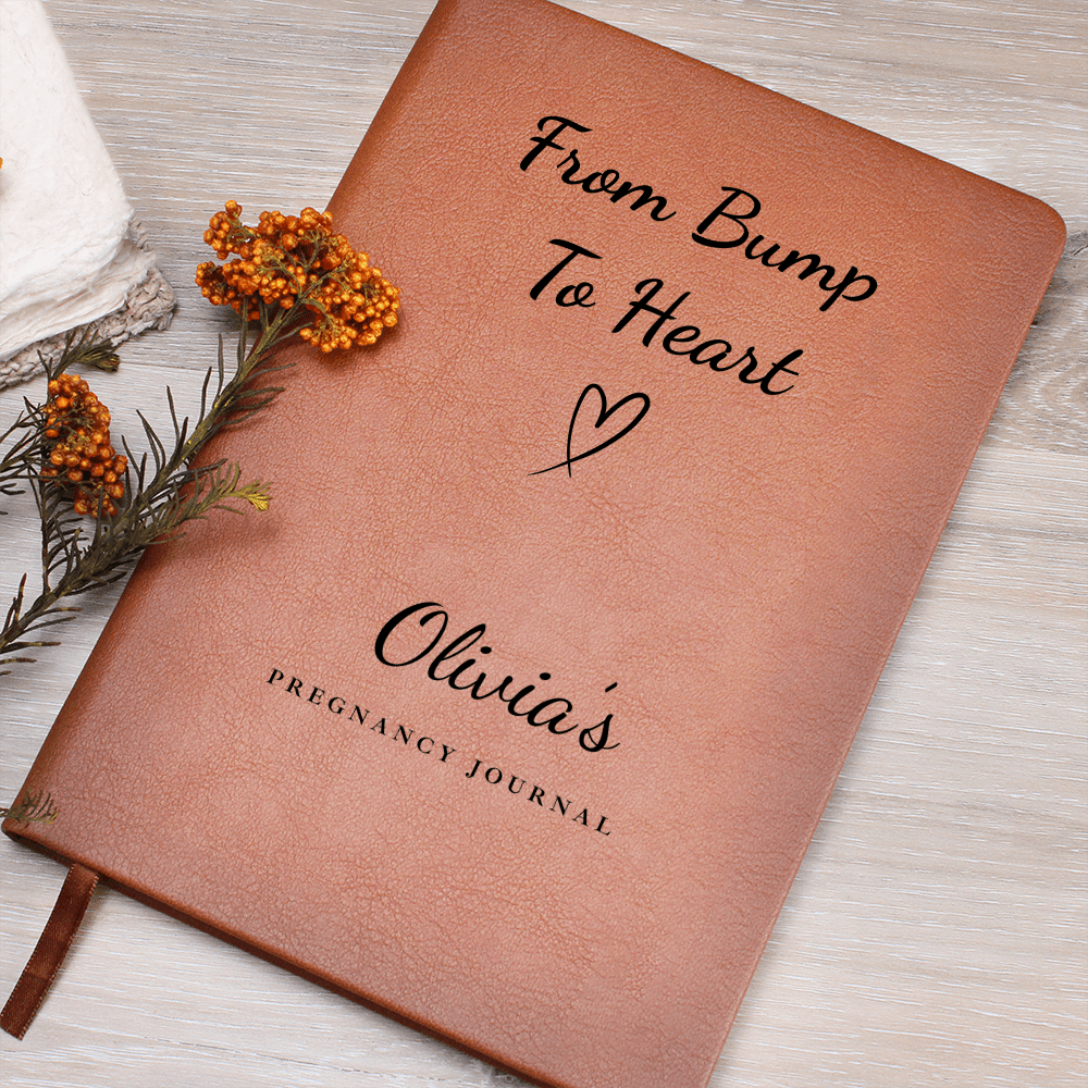 Personalized Pregnancy Journal Gift