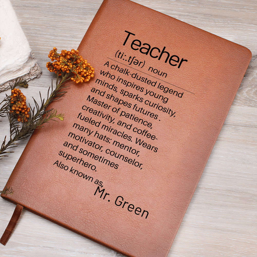 Teacher Appreciation Journal Gift, Funny Gift For Teacher